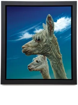 Paris & Nicole - Canvas - Black Framed - Framed Box Canvas