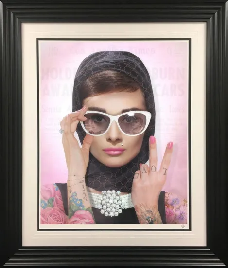 Peace, Love & Audrey (Colour) Tattoo