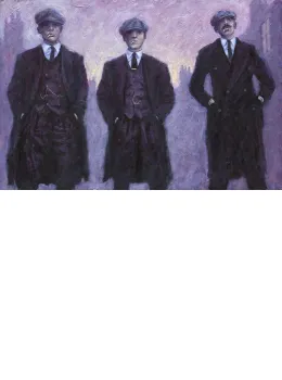 Peaky Blinders - Canvas - Black Framed