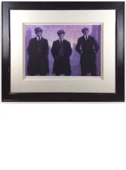 Peaky Blinders - Paper - Black Framed