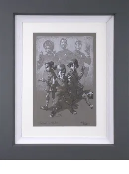 Phasers To Stun - Sketch - Framed