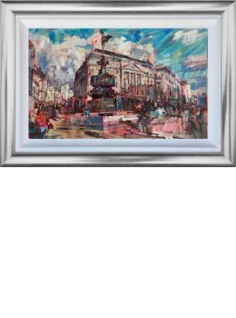 Piccadilly Love - Original - Silver Framed