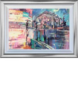 Piccadilly Reflections - Original - Silver Framed