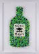 Pick Your Poison - Green On White Background - Original - White Framed