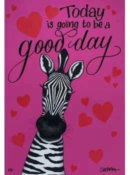 Pink Zebra - Print