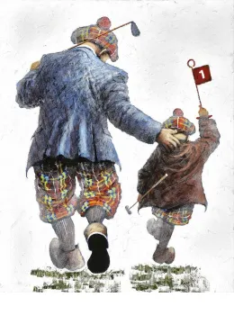 Pitch And Putt - Mounted
