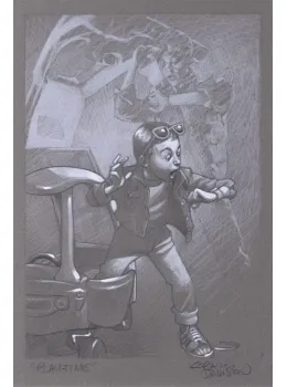 Playtime - Sketch - Mounted