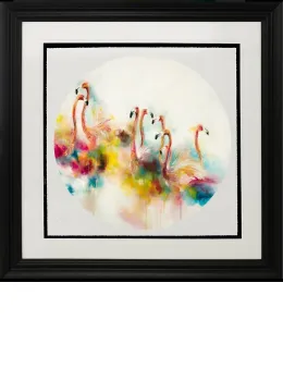 Plumage (Flamingos) - Small - Framed