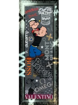 Popeye - Original - Multi Colour Framed