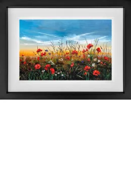 Poppy Love - Limited Edition - Black Framed