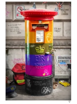 Postman Patrick - Rainbow Edition - Mounted