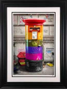Postman Patrick - Rainbow Edition - Black Framed