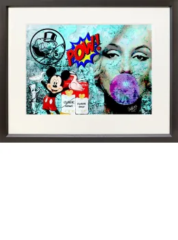 Pow! - Black Framed