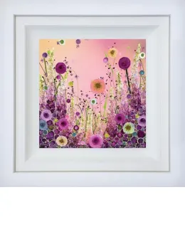 Prettiest Kisses - Original - White Framed
