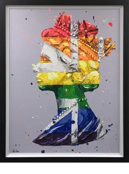 Pride Queen - Canvas - Artist Proof Black Framed - Framed Box Canvas