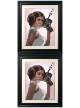 Princess Leia - Lenticular - Framed
