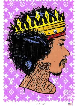 Purple Haze - Jimi Hendrix - Mounted