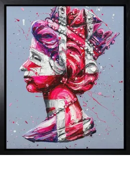 Purple Queen - Canvas - Artist Proof Black Framed - Framed Box Canvas