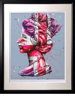 Purple Queen - Artist Proof - Black Framed