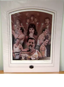 The Show Must Go On - Black Framed