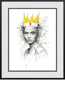 Queen Of Arts - Black Framed