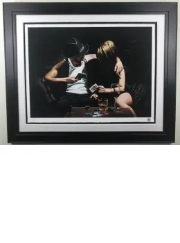 Queen Of Hearts - Black Framed