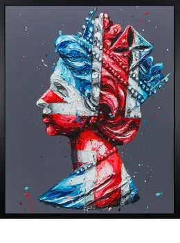 Queen Of Jack II - Canvas - Black Framed - Framed Box Canvas