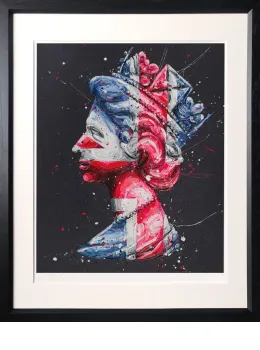 Queen Of Neon - Black Framed