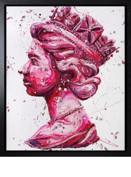 Queen Of Rock - Canvas - Black Framed - Framed Box Canvas