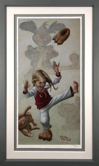 Quicker Than The Human Eye - Grey Framed