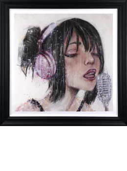 Quiet Song - Deluxe Resin - Black Framed