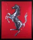 Rampante Cavallo Canvas Red - Framed Box Canvas
