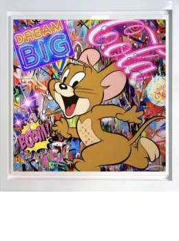 Ready Jerry Go - White Framed
