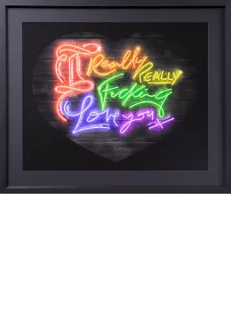 Really Really - Rainbow Version - Black Framed