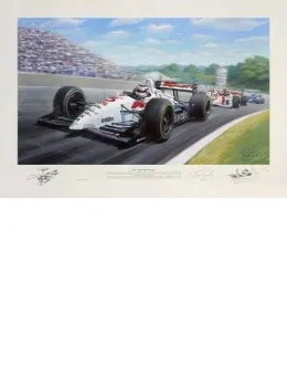 Red 5, Double World Champion - Nigel Mansell - Mounted