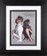 Relax We're Both Crazy - Sketch - Black Framed