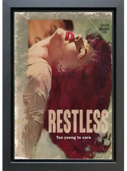 Restless - Original - Black framed - Framed