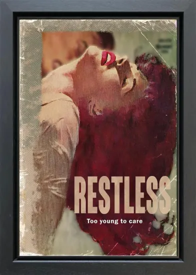 Restless - Original - Black framed - Framed