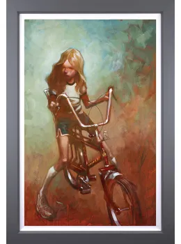 Roam The Chrome - Canvas - Grey Framed