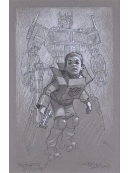 Robert's In Disguise - Sketch - Mounted