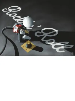 Rock N Roll - 3D High Gloss Resin - Board Only