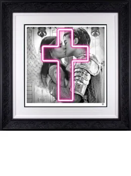 Romeo & Juliet - Pink Cross Edition - Artist Proof - Framed