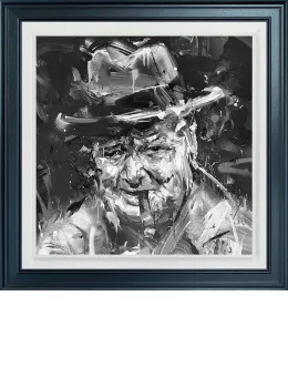 Rule Britannia (Churchill) - Black Framed