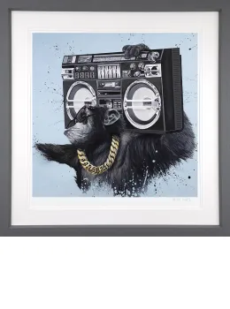 Run Chimp-M-C - Grey Framed