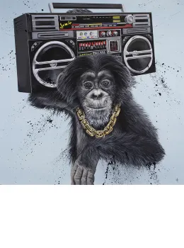 Run Chimp-Pan-Zee - Mounted