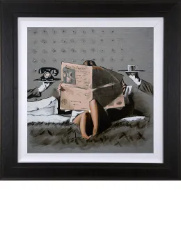 Run The World - Sketch - Original - Black Framed