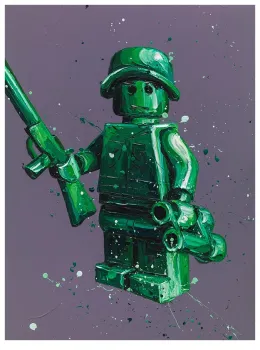 Ryan (Lego) - Mounted