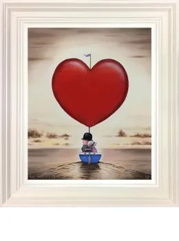Sail Away With Me - Cream Framed