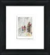 Santa On His Way - Sketch - Black-Grey Framed