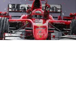 Schumi's Last Win - Mounted